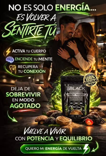 Maca Negra 🍃 Recupera Tu Energía y Vitalidad Total